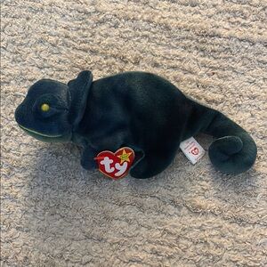 Ty Green Iguana Beanie Baby